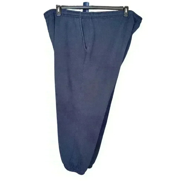 Men's Fleece Lined Sweatpants Joggers / Blue / Winter Warm Cozy Size 2X/Short - Picture 1 of 8